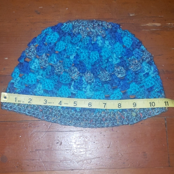 🧶 blue beanie - Picture 4 of 5